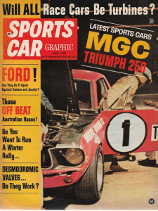 SPORTS CAR GRAPHIC 1968 MAY - MGC, TURBINES, TRANS-AM RACING, TR250*